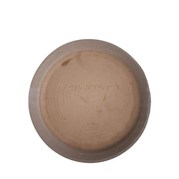 Sturtevant Pottery Plate With "Marriages Are Made In Heaven" Quote - Picture 2 of 4